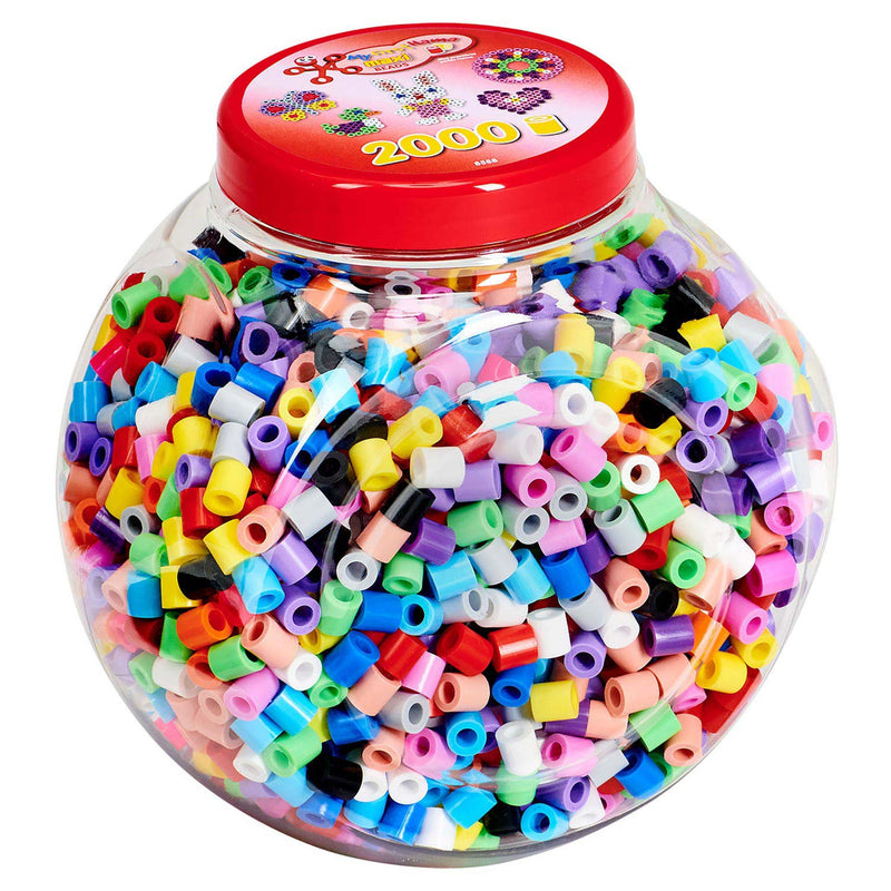 Load image into Gallery viewer, Hama maxi strijkkralenset in pot pastelmix, 2000st.
