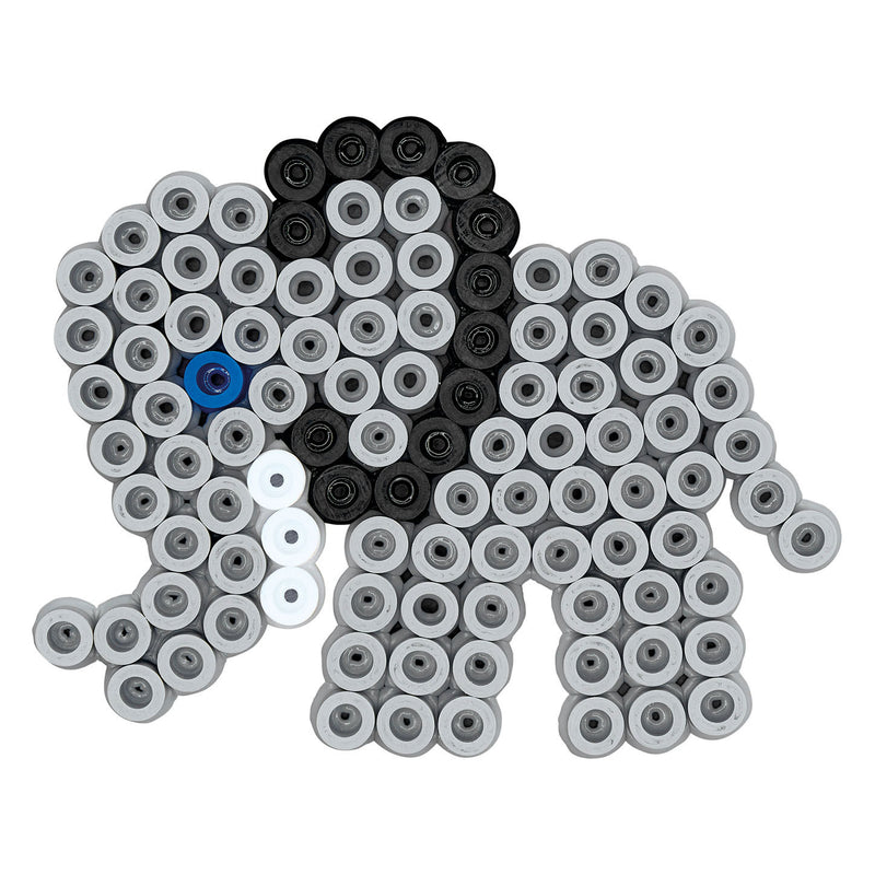 Load image into Gallery viewer, Hama strijkkralenbordjes maxi - creatieve dierenpret leeuw olifant.
