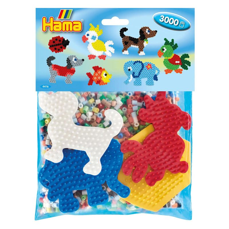 Load image into Gallery viewer, Hama midi strijkkralenset group pack blauw, 3000st.

