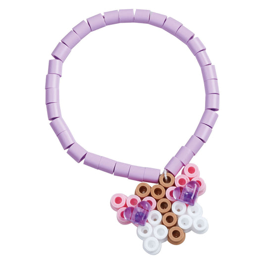 Hama midi strijkkralenset sieraden maken roze , 2400st.