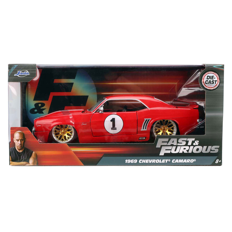 Load image into Gallery viewer, Jada toys jada fast furious 1969 chevrolet camaro 1:24
