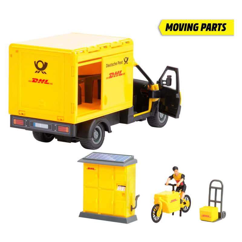 Load image into Gallery viewer, Dickie dhl pakketvoertuigset
