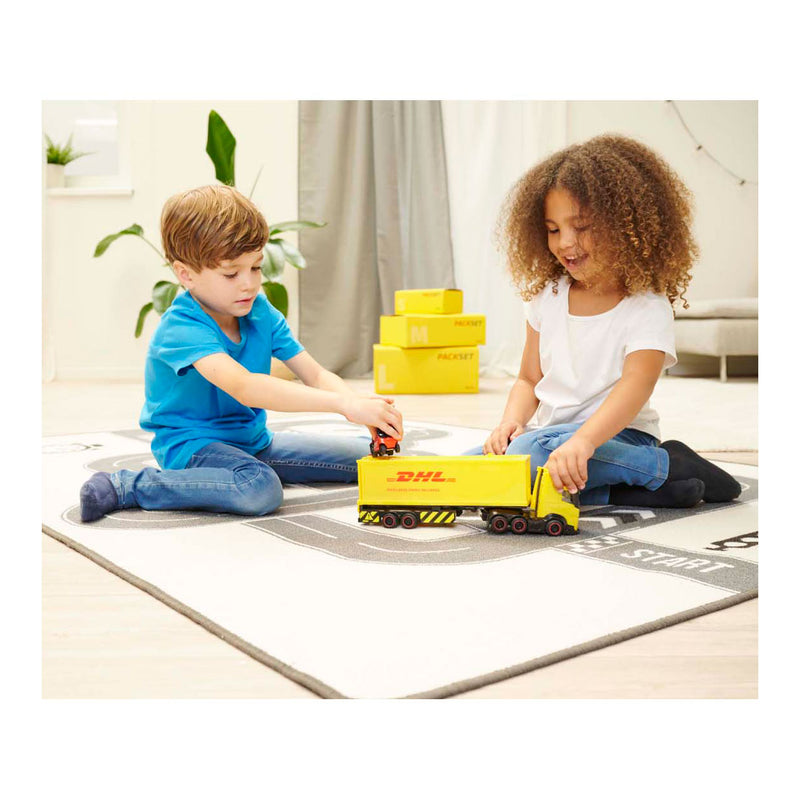Load image into Gallery viewer, Dickie dhl set met vrachtwagen en vorkheftruck
