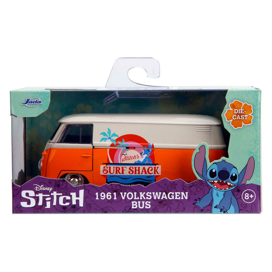 Jada toys jada stitch 1961 vw bus 1:33