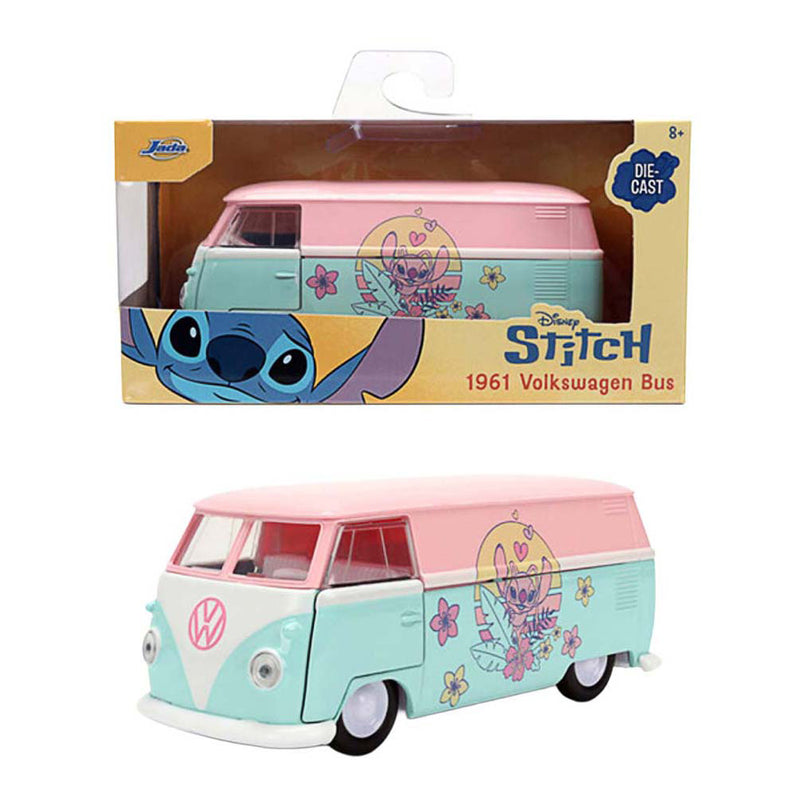 Load image into Gallery viewer, Jada toys jada stitch angel vw bus 1:33
