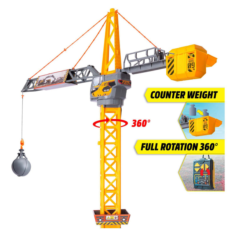 Load image into Gallery viewer, Dickie simba - mighty crane - hijskraan - 110cm - vanaf 3 jaar

