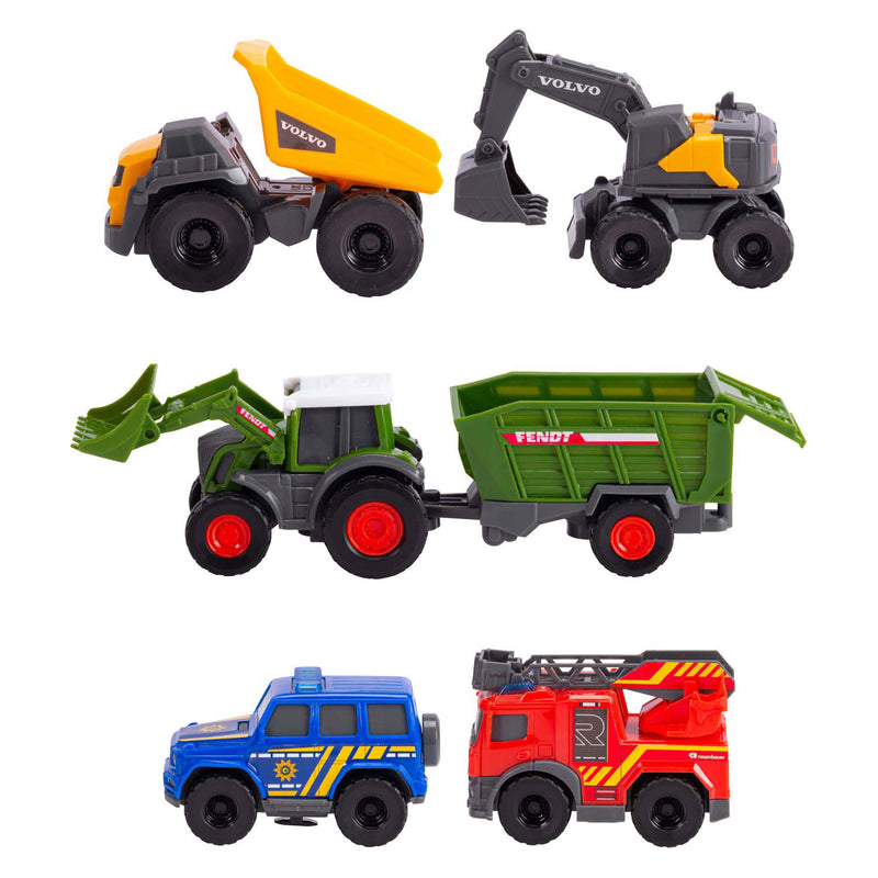 Load image into Gallery viewer, Dickie micro city team voertuigen, 6dlg.
