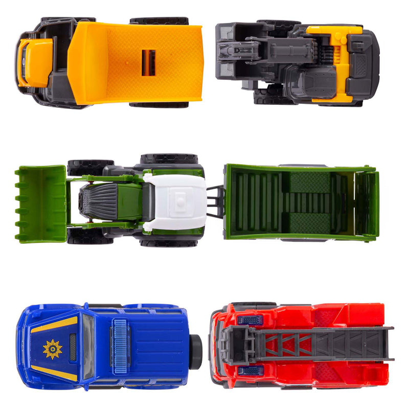 Load image into Gallery viewer, Dickie micro city team voertuigen, 6dlg.
