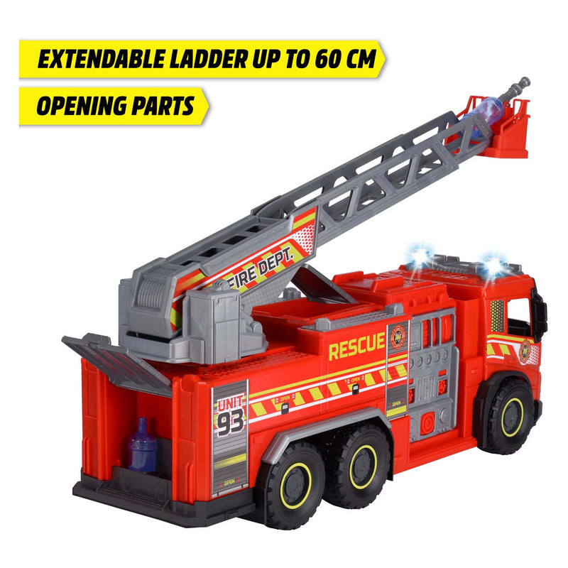 Load image into Gallery viewer, Dickie toys - volvo giant fire truck - brandweerwagen - licht en geluid - hulpdiensten - vanaf 3 jaar
