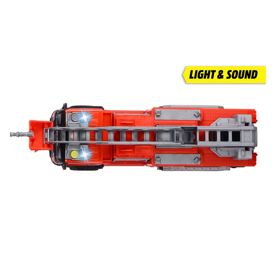 Dickie toys - volvo giant fire truck - brandweerwagen - licht en geluid - hulpdiensten - vanaf 3 jaar