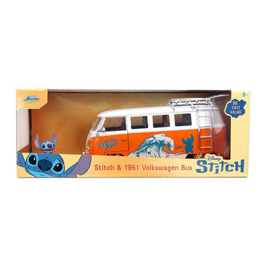 Jada toys - stitch 1961 vw bus 1:24 - 9336340314r01