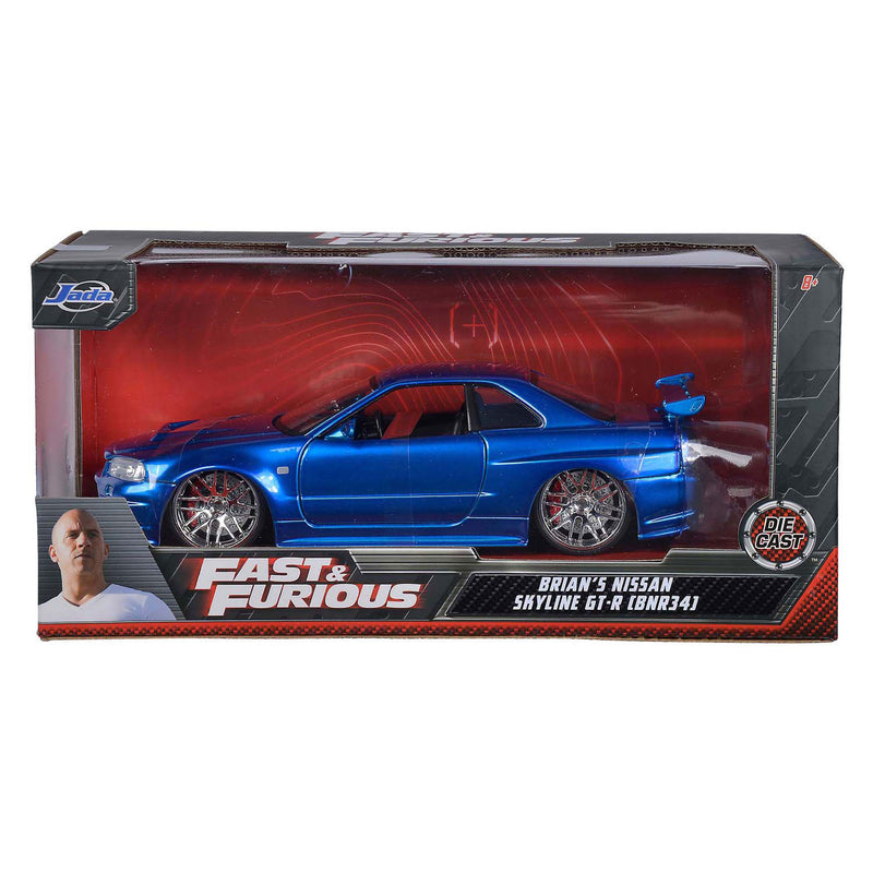 Load image into Gallery viewer, Jada toys jada fast furious 2002 nissan skyline 1:24
