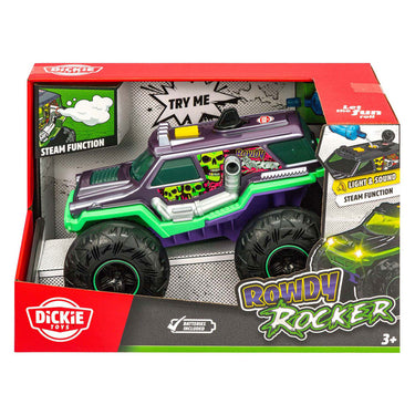 Dickie toys - modelauto rowdy rocker - licht en geluid - 22cm