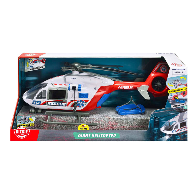 Load image into Gallery viewer, Dickie toys - speelgoedvoertuig helikopter - airbus h145 - licht en geluid
