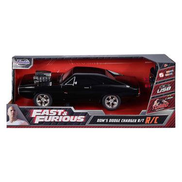 Jada toys - rc auto fast furious 1970 dodge charger 1:16 - op afstand bestuurbare auto - radiografische auto