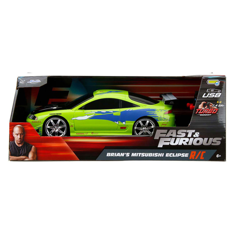 Load image into Gallery viewer, Jada toys - rc auto fast furious 1995 mitsubishi 1:16 - miniatuurvoertuig - op afstand bestuurbare auto - radiografische auto
