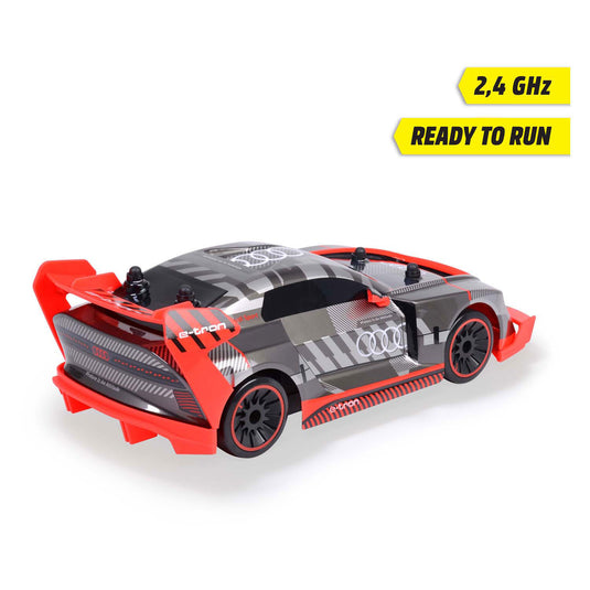 Dickie rc audi s1 e-tron quattro drift car, rtr