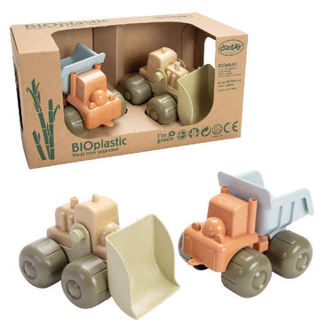 Dantoy bio dantoy bouwvoertuigenset, 2st.