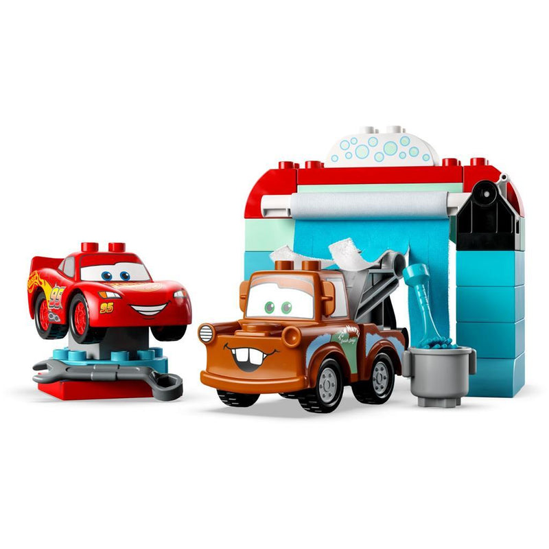 Load image into Gallery viewer, Lego Duplo Duplo 10996 Disney Bliksem McQueen + Takel Wasstraat
