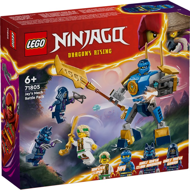 Load image into Gallery viewer, Lego ninjago 71805 jays mecha strijdpakket
