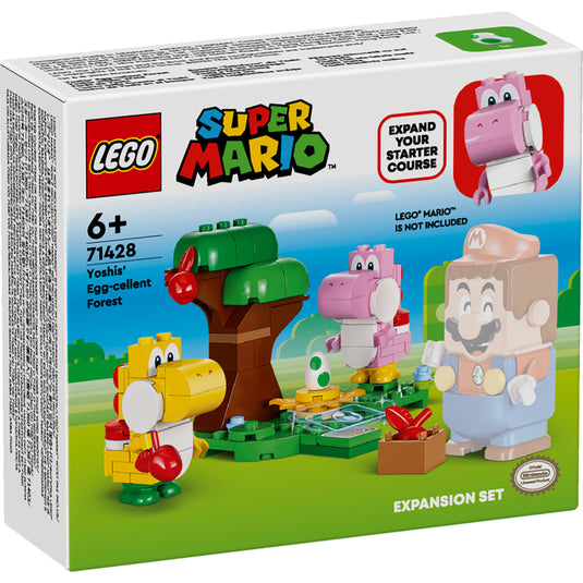 Lego 71428 super mario yoshi's egg cellent forest