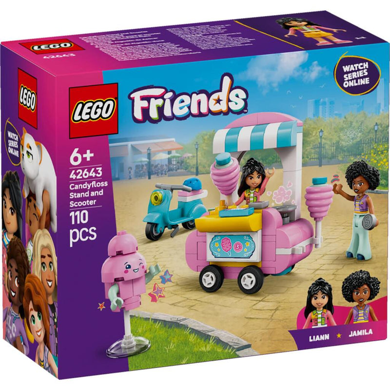 Load image into Gallery viewer, Lego friends 42643 suikerspinkraam en scooter

