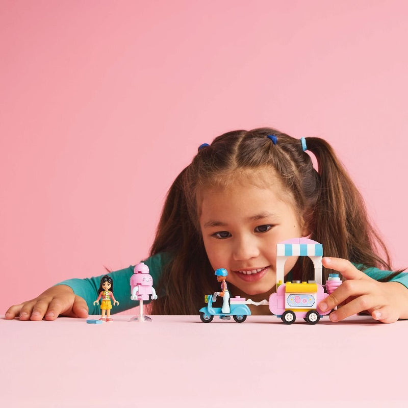 Load image into Gallery viewer, Lego friends 42643 suikerspinkraam en scooter
