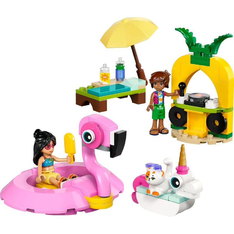 Load image into Gallery viewer, Lego friends 42658 zwembadfeestje met flamingo en eenhoorn
