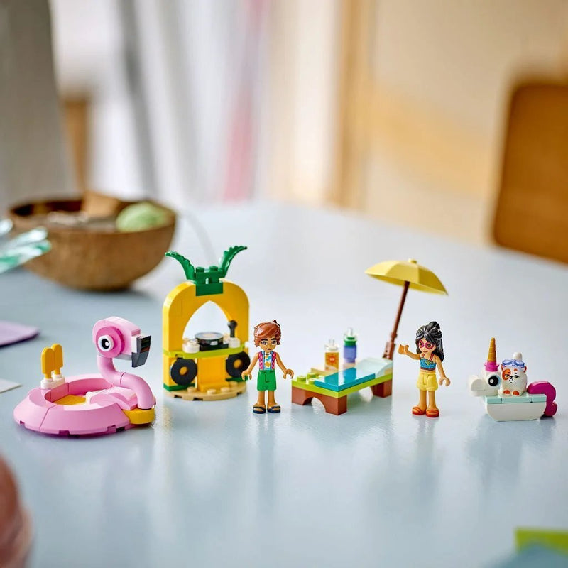 Load image into Gallery viewer, Lego friends 42658 zwembadfeestje met flamingo en eenhoorn
