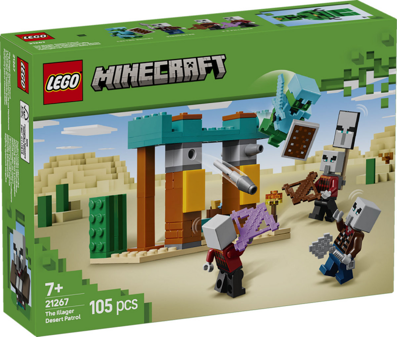 Load image into Gallery viewer, Lego minecraft de illagers in de woestijn gamingset voor kinderen - 21267
