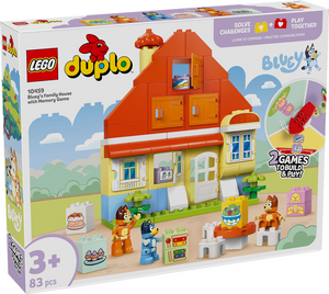 Lego duplo 10459 huis van bluey en haar familie met geheugenspel