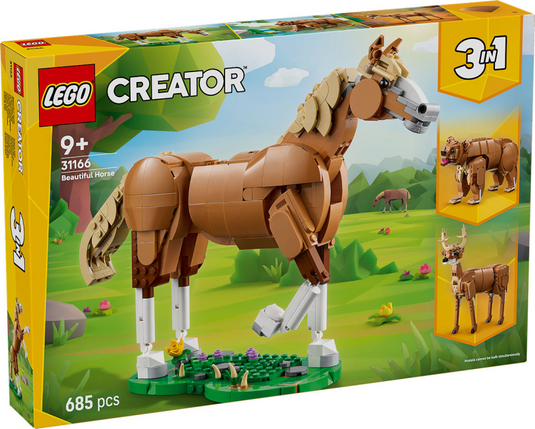Lego ® creator 3in1 prachtig paard, dierenbouwset - 31166