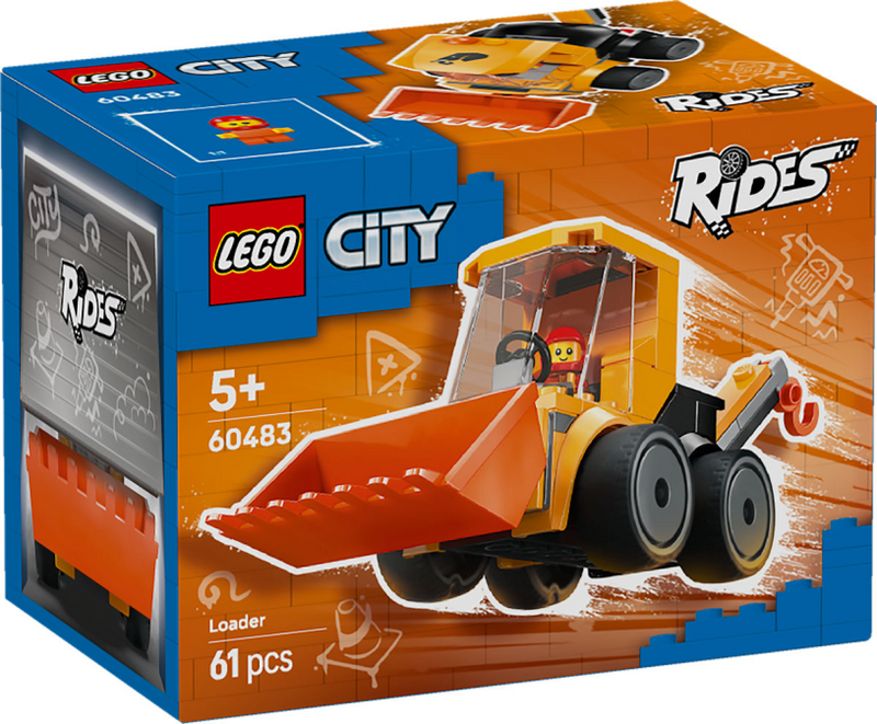 Load image into Gallery viewer, Lego city voertuigen rides – bouwlader

