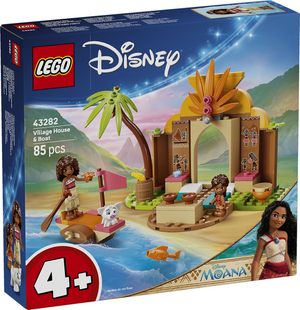 Lego ǀ disney vaiana dorpshuis en boot bouwbaar speelgoed voor kinderen met dieren figuur 43282