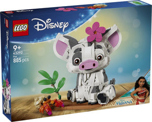 Lego disney vaiana pua bouwbaar dieren speelgoed voor kinderen en decoratie 43292