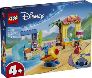 Lego ǀ disney strandplezier met lilo en stitch bouwbaar speelgoed voor kinderen en decoratie 43280