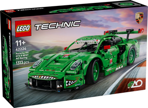Lego technic porsche 911 gt3 r rexy ao racing auto