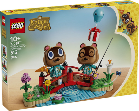 Lego animal crossing dagje vrij met timmy en tommy