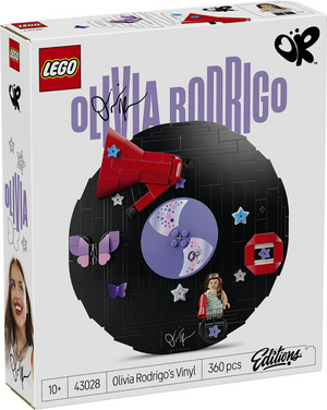 Lego editions olivia rodrigo's vinylplaat bouwpakket voor kinderen - 43028