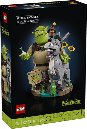 Lego ® shrek: shrek, ezel en de gelaarsde kat - 72423