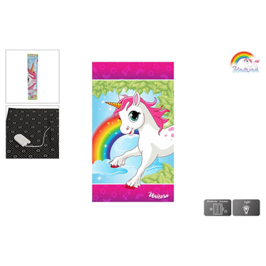 Unicorn kleed met twinkelende led lichtjes 72x120cm