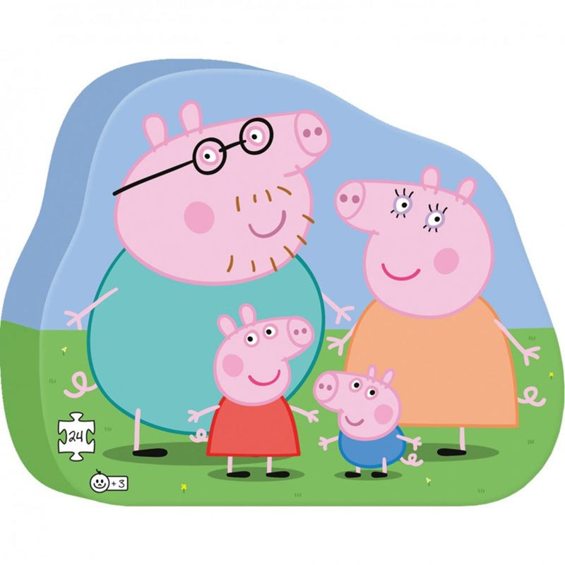 Load image into Gallery viewer, Puzzel peppa pig familie. 24 stukjes. 3+
