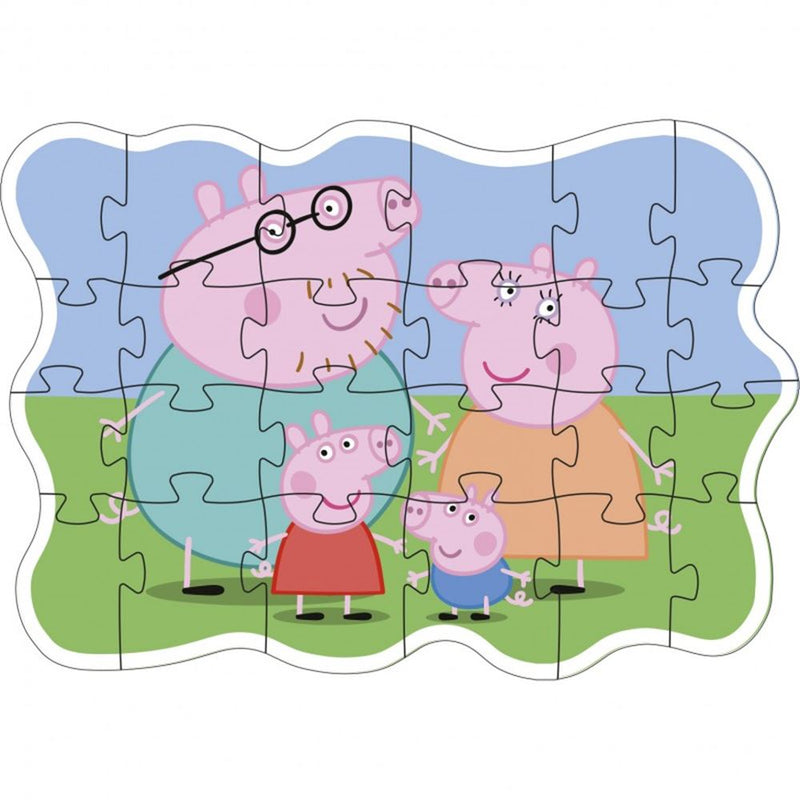 Load image into Gallery viewer, Puzzel peppa pig familie. 24 stukjes. 3+
