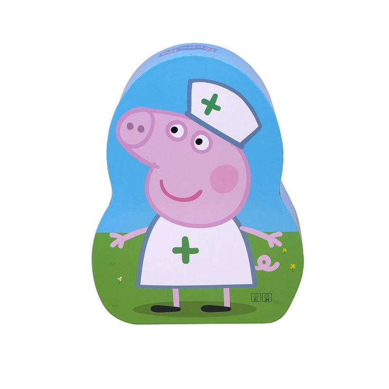 Load image into Gallery viewer, Puzzel peppa pig verpleegster. 24 stukje
