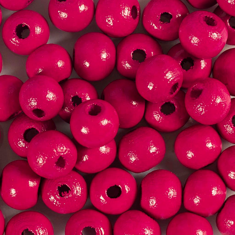 Afbeelding laden in galerijviewer, Https: www.cchobby.nl houten-kralen-d-8-mm-gatgrootte-2-mm-roze-50-stuk-1-doos

