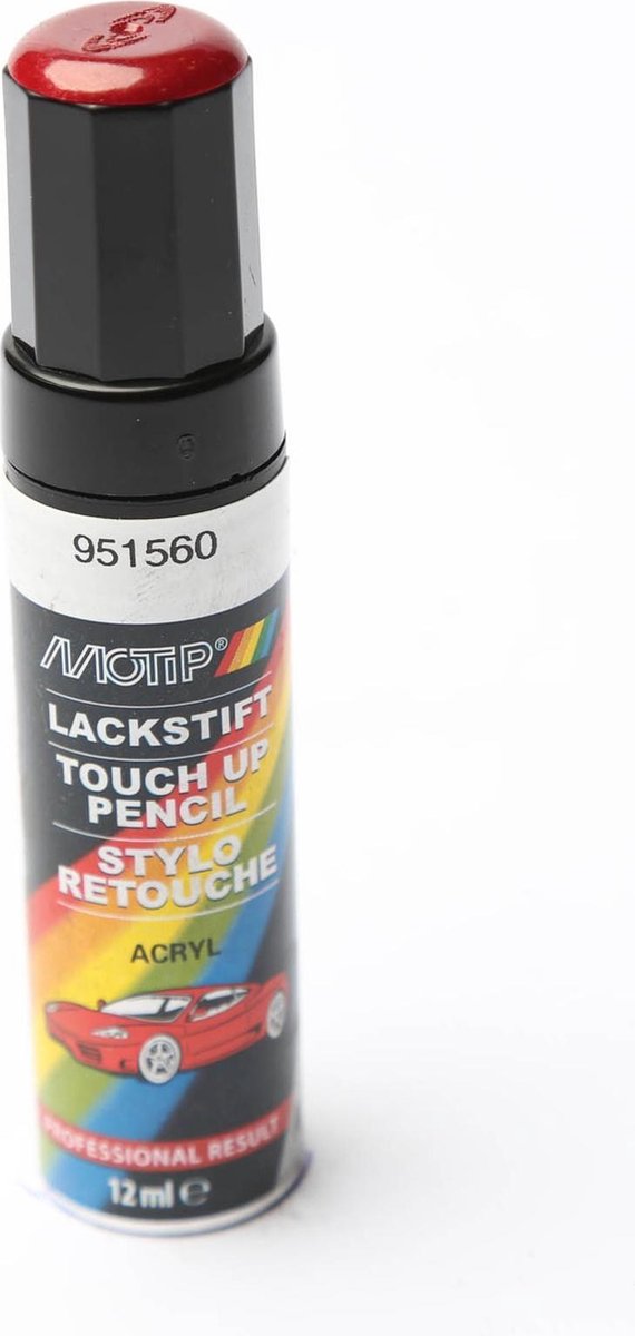 Load image into Gallery viewer, Motip 951560 - auto lakstift - rood metallic - 12 ml
