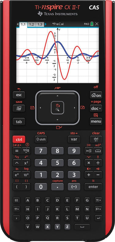 Texas instruments ti-nspire™ cx ii-t cas - grafische rekenmachine