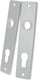 Starx kortschild profielcilinder 72 aluminium f1 - 2 stuks