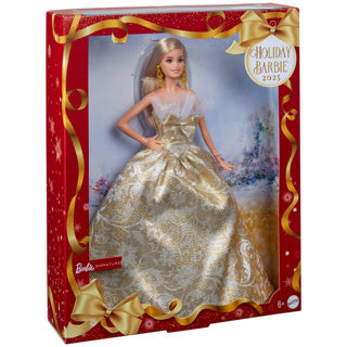 Load image into Gallery viewer, Barbie signature holiday barbie blonde

