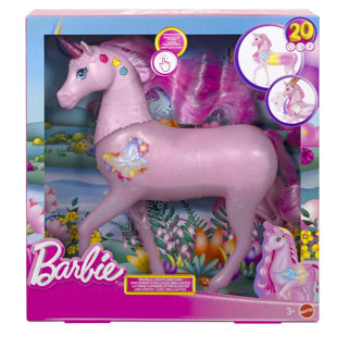Load image into Gallery viewer, Barbie eenhoorn met licht en geluid
